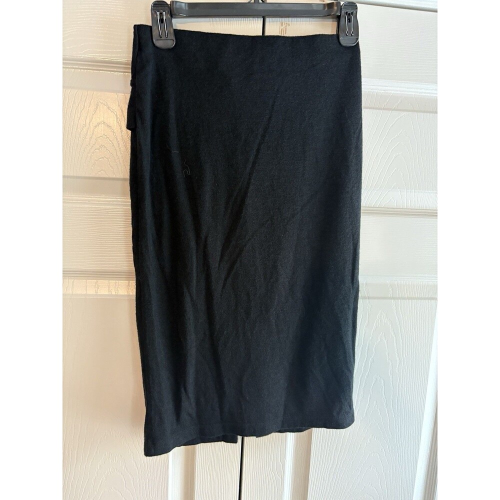 Kendall + Kylie Black Pencil Skirt S Stretch Lined Bodycon 25in Length